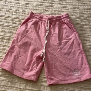 Juicy Couture pink sweat shorts.  size small.